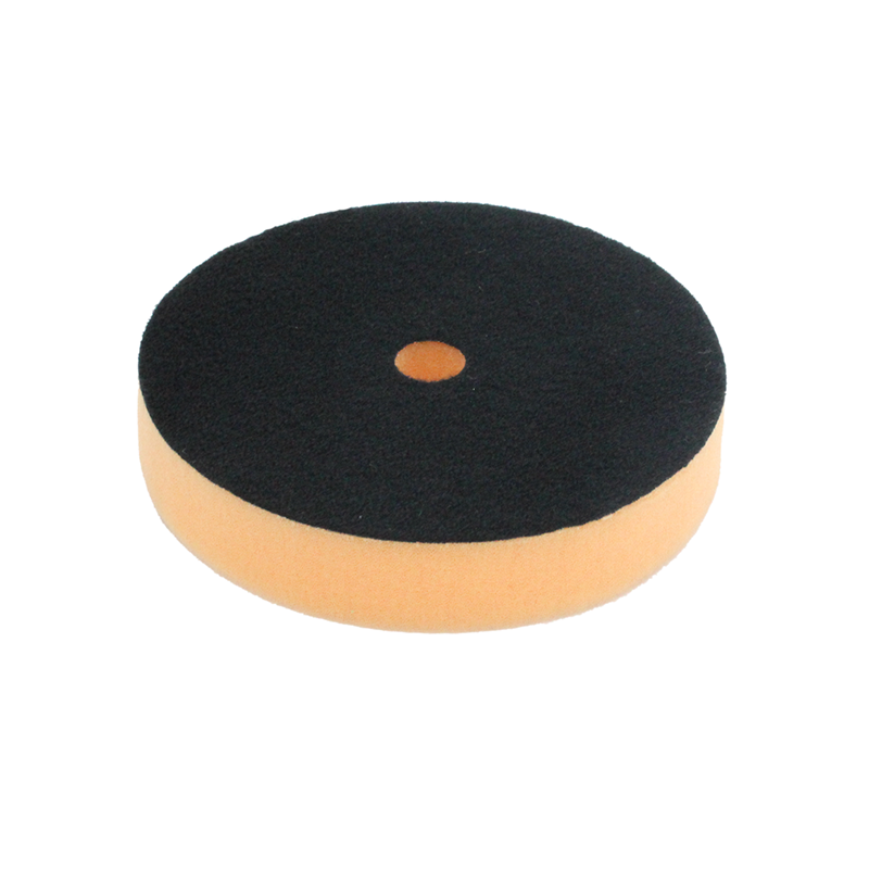 Boina de Espuma Laranja Lisa com Pluma